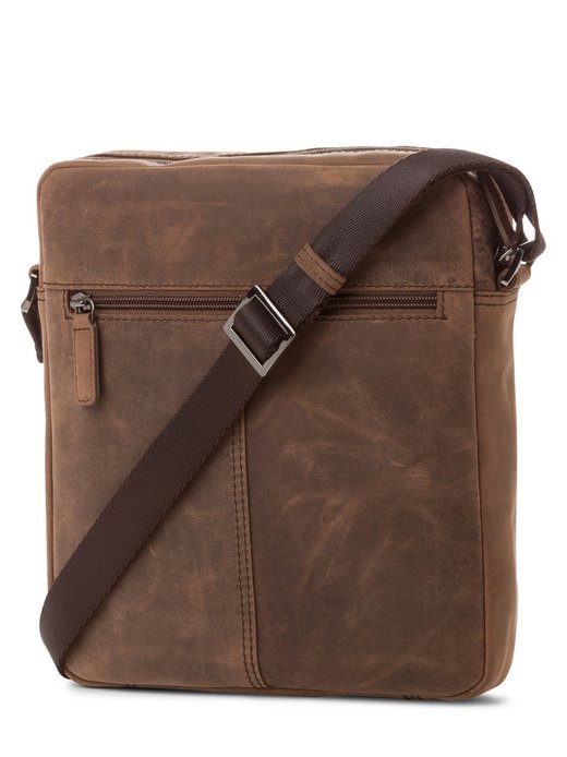 Męska skórzana torba na ramię - Luca