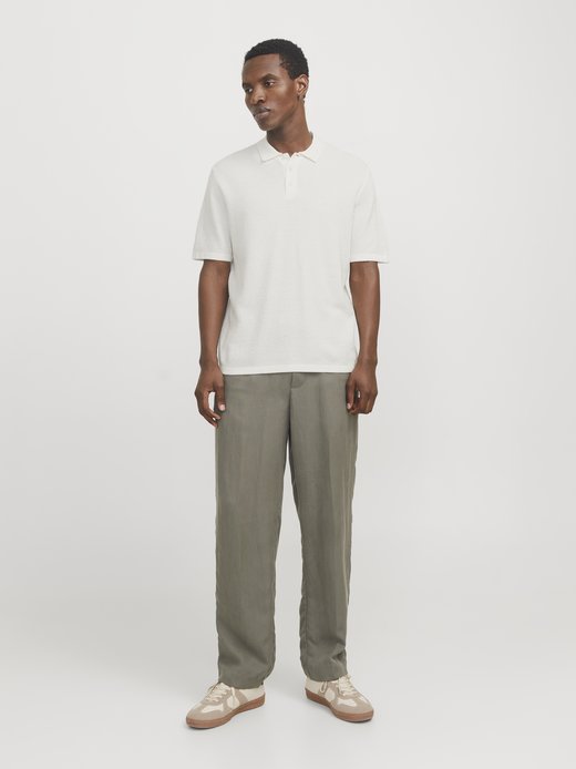 Męski T-shirt z dzianiny - JJEgeorge