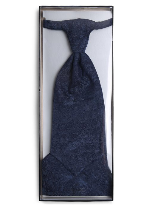 Męski plastron i poszetka z dodatkiem jedwabiu