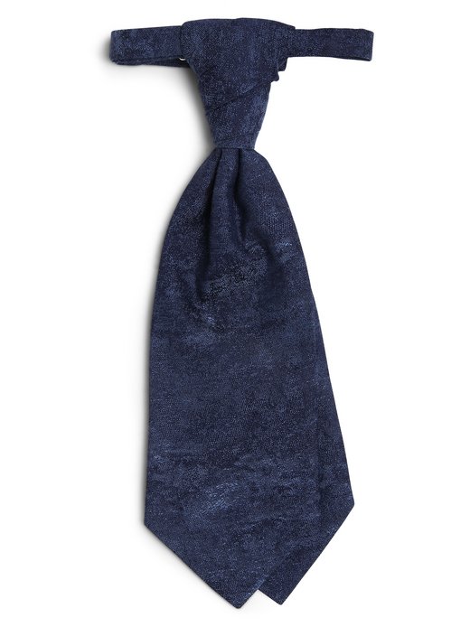 Męski plastron i poszetka z dodatkiem jedwabiu