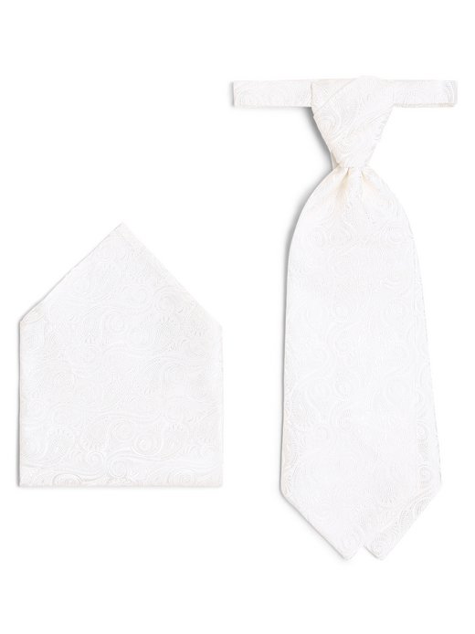 Męski plastron i poszetka