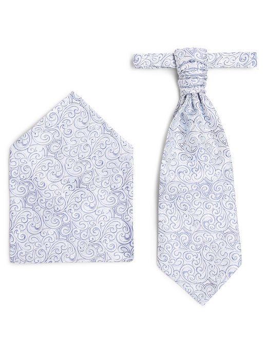 Męski plastron i poszetka
