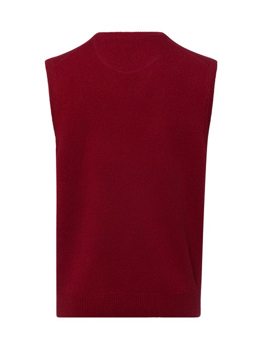 Męski sweter bez rękawów z wełny