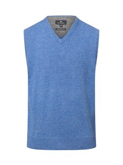 Męski sweter bez rękawów z wełny