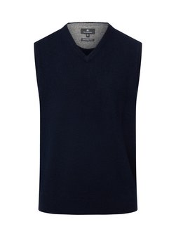 Męski sweter bez rękawów z wełny