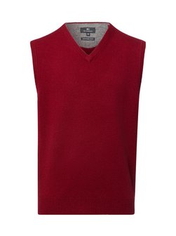 Męski sweter bez rękawów z wełny