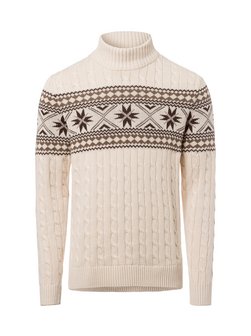 Męski sweter z dzianiny - SLH Flake