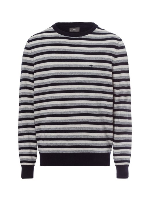Męski sweter z dzianiny z dodatkiem kaszmiru