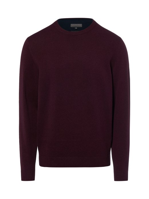 Męski sweter z dzianiny z dodatkiem kaszmiru