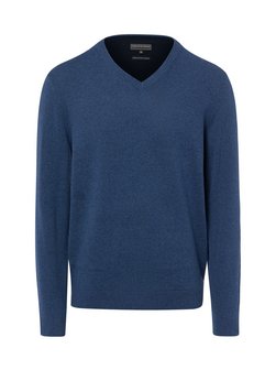 Męski sweter z dzianiny z dodatkiem kaszmiru