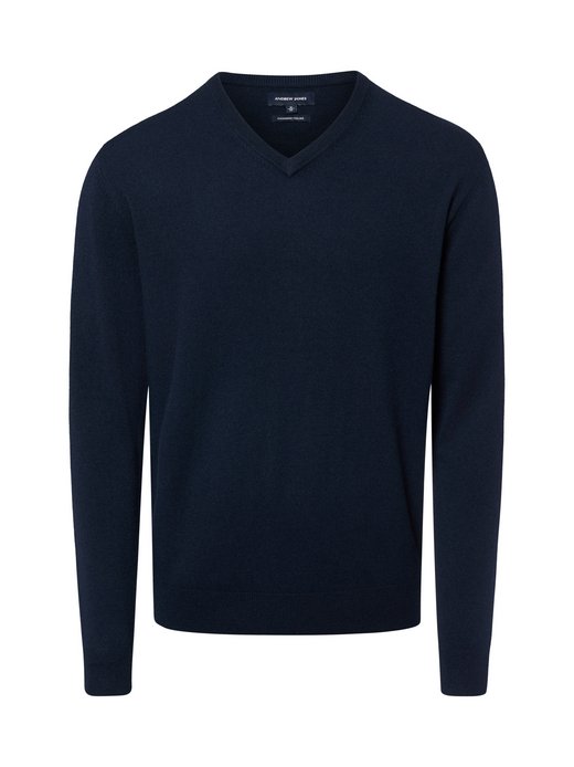 Męski sweter z dzianiny z domieszką wełny i kaszmiru