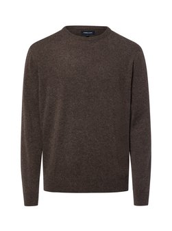 Męski sweter z dzianiny z domieszką wełny i kaszmiru