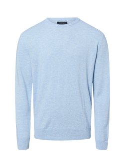 Męski sweter z dzianiny z domieszką wełny i kaszmiru