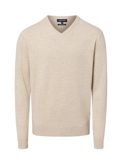 Męski sweter z dzianiny z domieszką wełny i kaszmiru