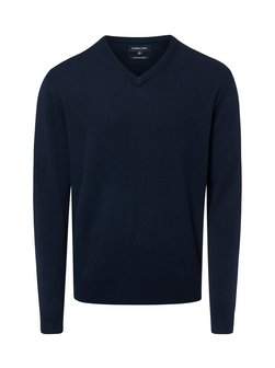 Męski sweter z dzianiny z domieszką wełny i kaszmiru