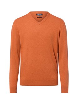 Męski sweter z dzianiny z domieszką wełny i kaszmiru