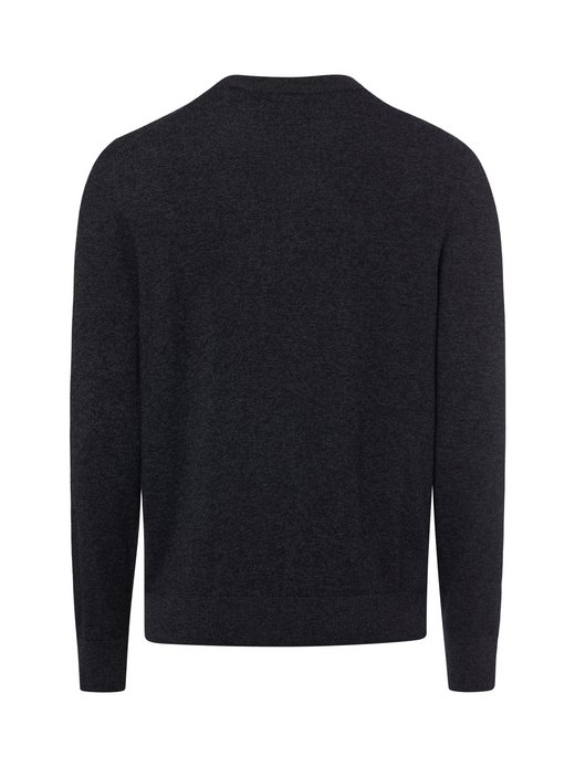 Męski sweter z dzianiny z domieszką wełny owczej