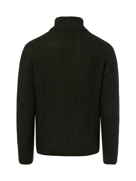 Męski sweter z dzianiny z domieszką wełny