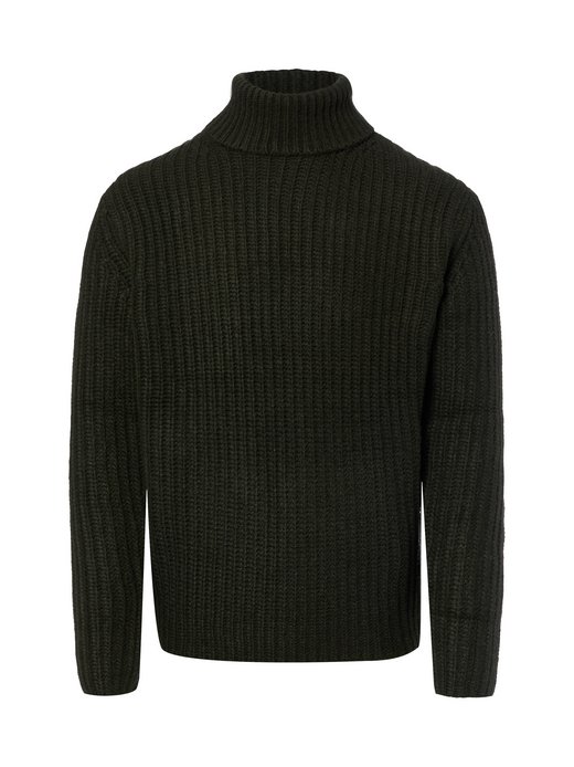 Męski sweter z dzianiny z domieszką wełny