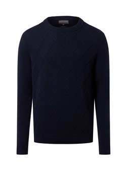 Męski sweter z dzianiny z wełną i kaszmirem