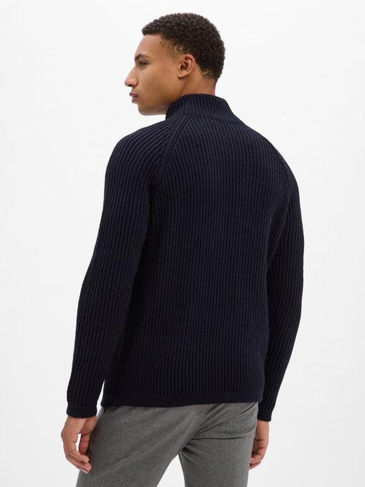 Męski sweter z dzianiny z zawartością alpaki - Arvid