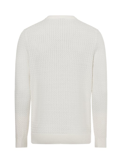 Męski sweter z dzianiny z zawartością kaszmiru