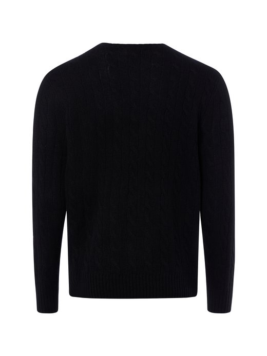 Męski sweter z dzianiny z zawartością kaszmiru