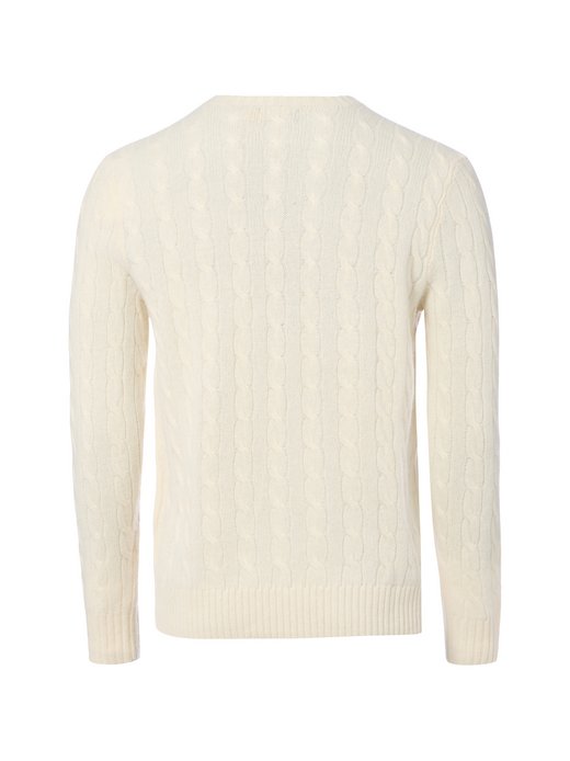 Męski sweter z dzianiny z zawartością kaszmiru