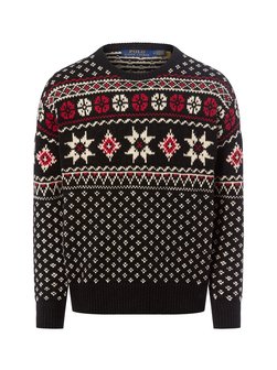 Męski sweter z dzianiny z zawartością kaszmiru