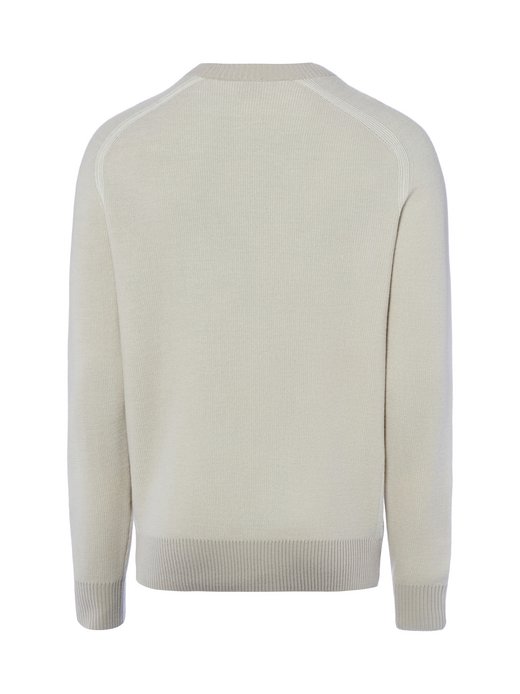 Męski sweter z dzianiny z zawartością wełny - Akajer