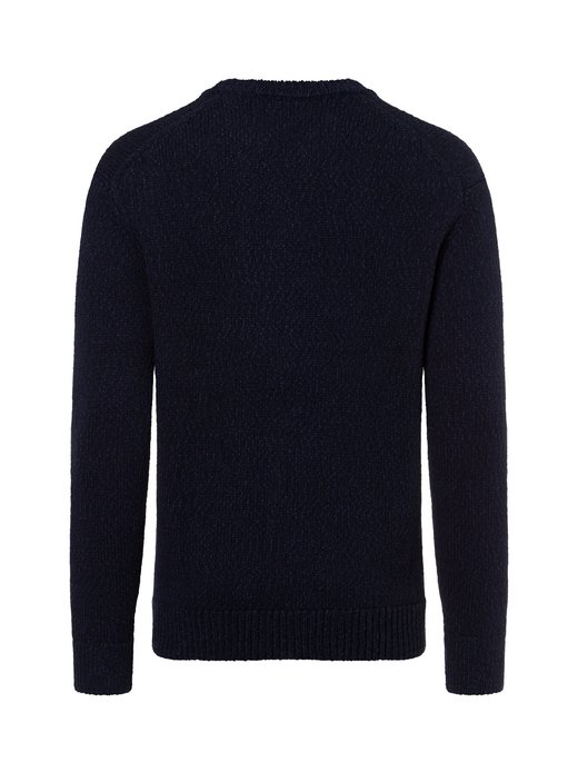 Męski sweter z dzianiny z zawartością wełny
