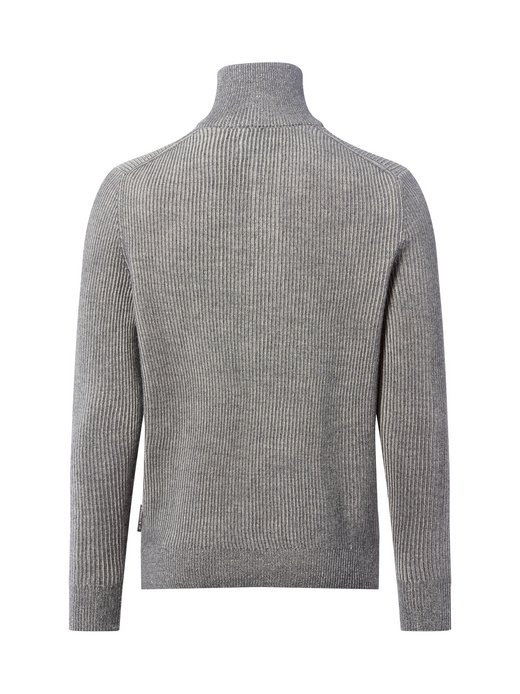 Męski sweter z dzianiny z zawartością wełny