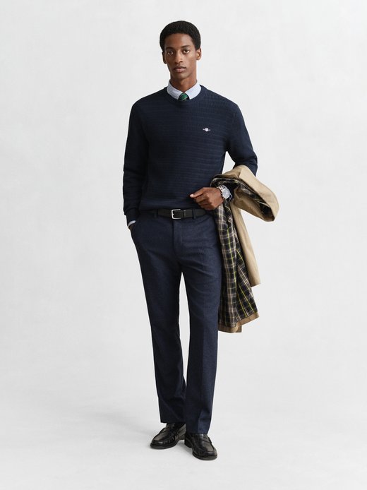 Męski sweter z dzianiny