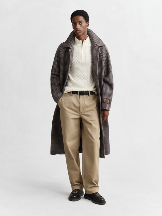 Męski sweter z dzianiny