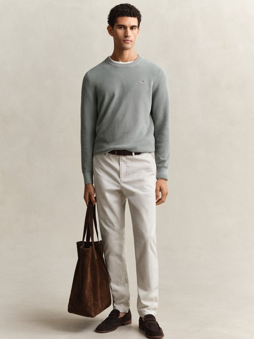 Męski sweter z dzianiny