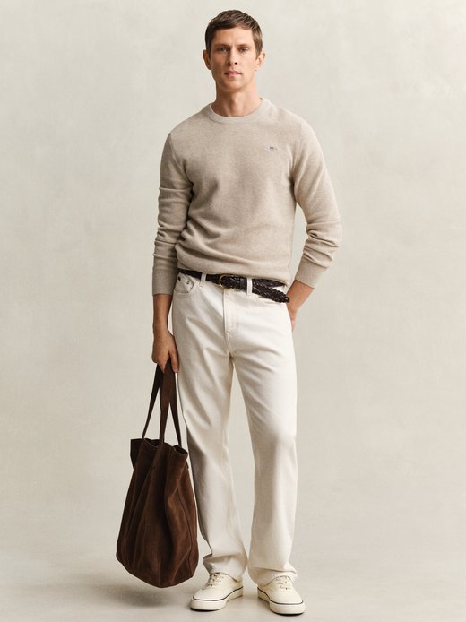 Męski sweter z dzianiny