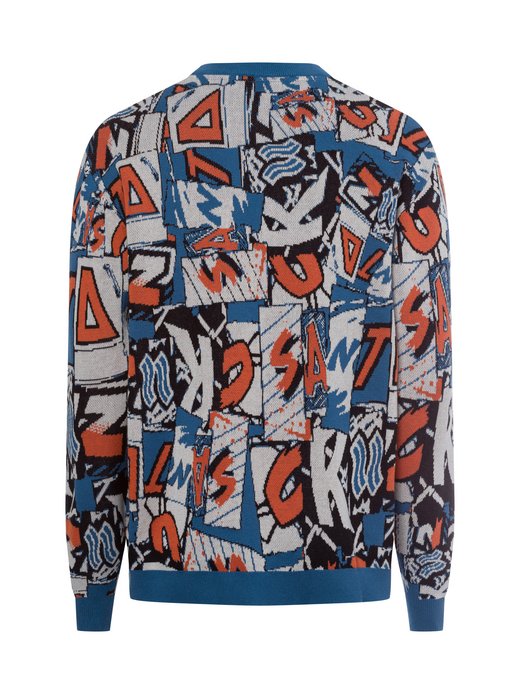 Męski sweter z dzianiny