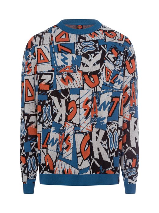 Męski sweter z dzianiny