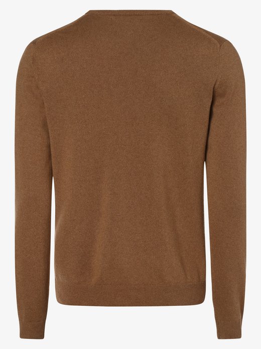 Męski sweter z mieszanki kaszmiru i jedwabiu