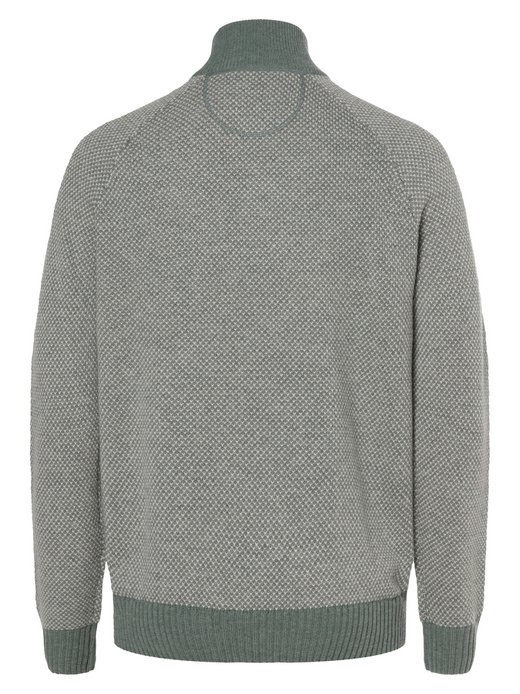 Męski sweter z mieszanki wełny merino i kaszmiru