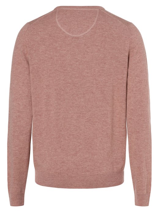 Męski sweter z mieszanki wełny merino i kaszmiru