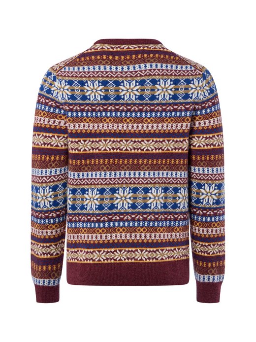 Męski sweter z mieszanki wełny