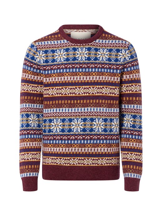 Męski sweter z mieszanki wełny