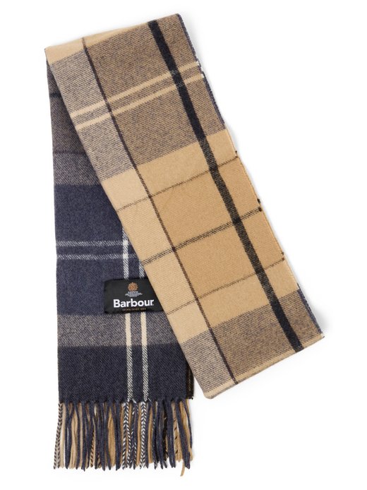 Męski szalik wełniany – wzór Iverness Tartan