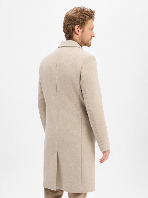 Męski wełniany płaszcz - Frederick