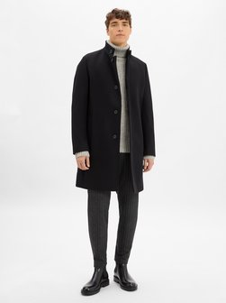 Męski wełniany płaszcz - Mintra