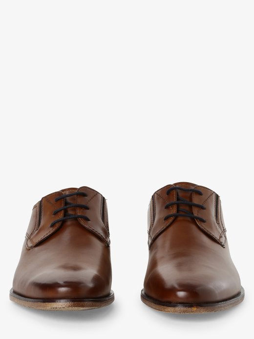 Męskie buty sznurowane ze skóry