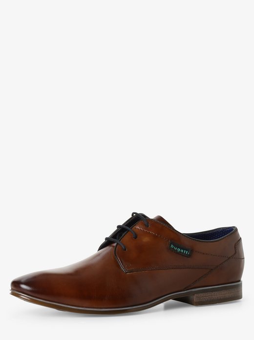 Męskie buty sznurowane ze skóry
