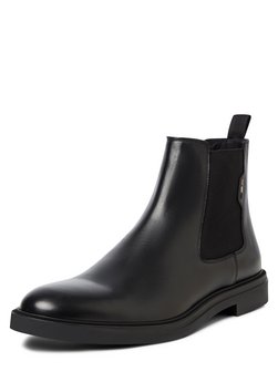 Męskie buty za kostkę ze skóry - Calev Cheb