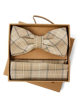 Męskie muszki i chusteczki do nosa